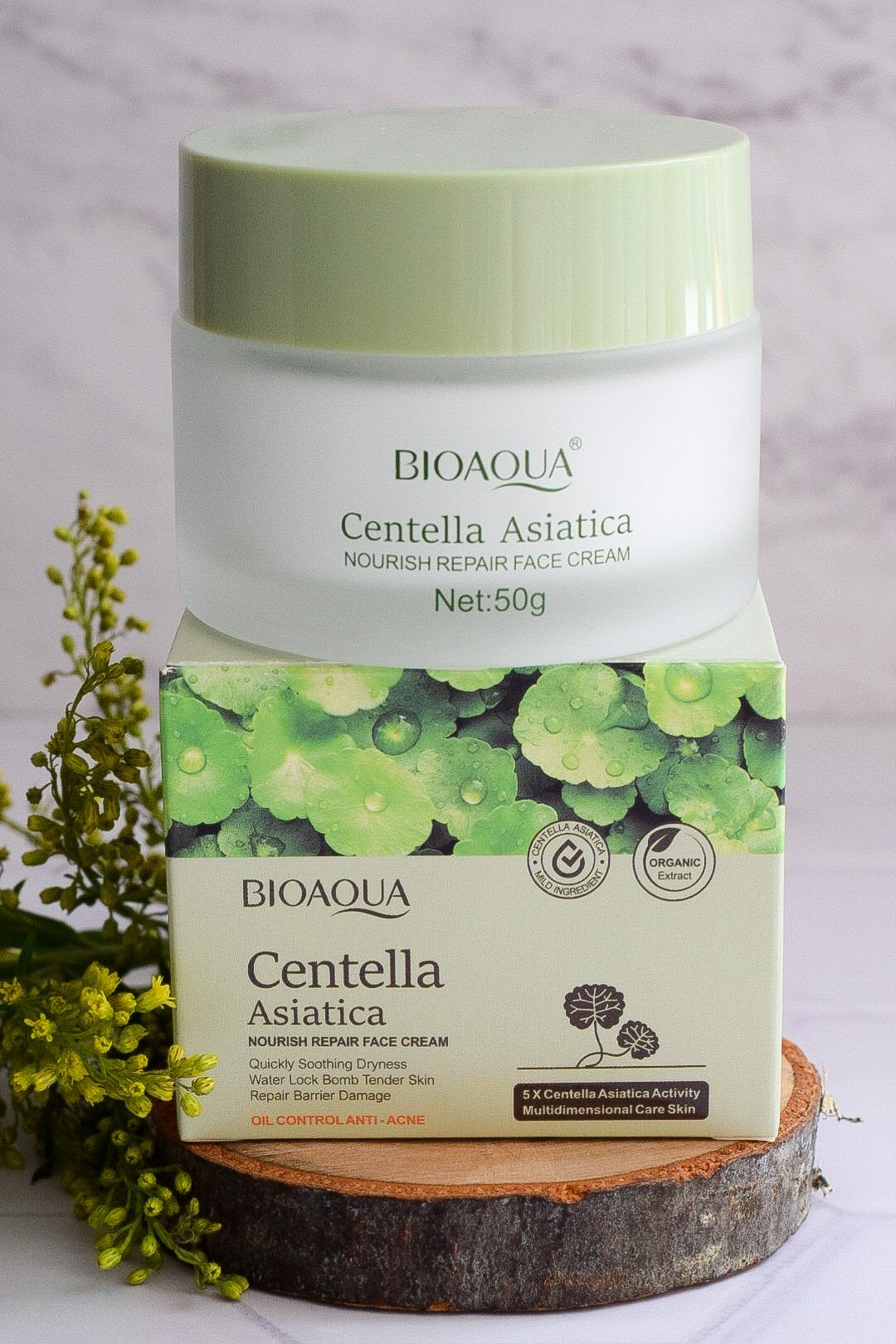 CREMA HUMECTANTE CENTELLA ASIÁTICA BIOAQUA