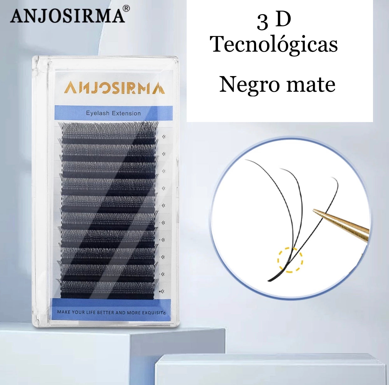 PESTAÑAS 3D FIBRA TECNOLÓGICA ANJORSIMA