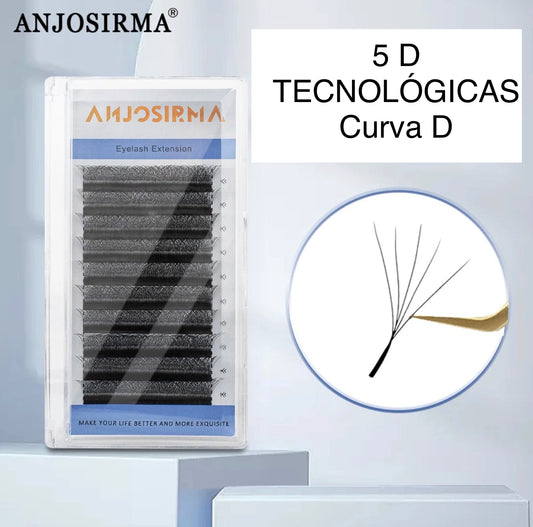 PESTAÑAS 5D FIBRA TECNOLÓGICA ANJORSIMA