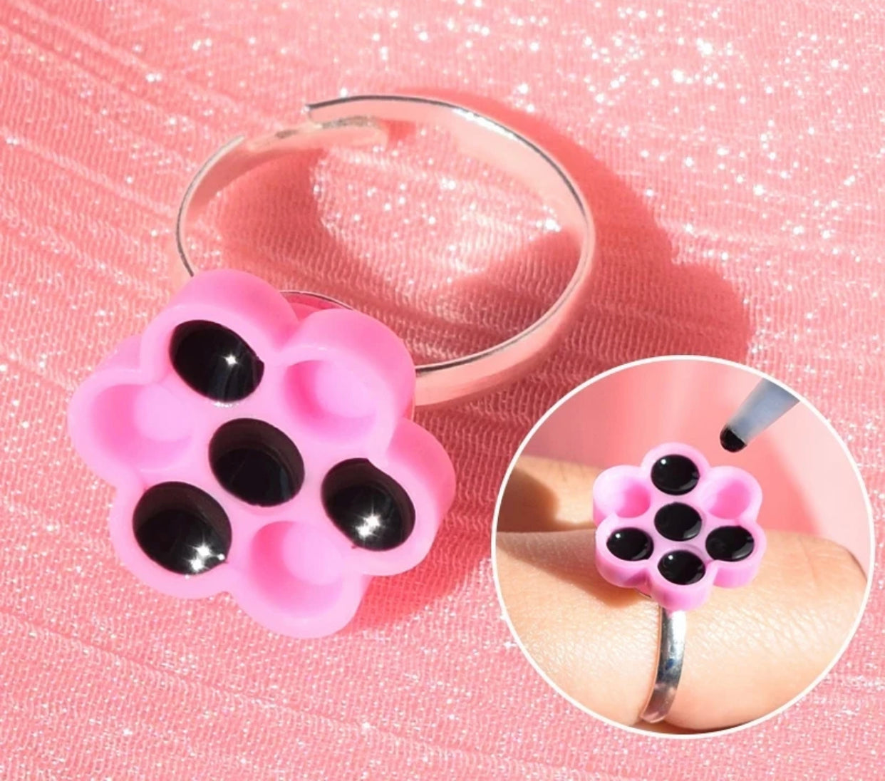 ANILLO FLOR PARA PEGAMENTO X 50 UND