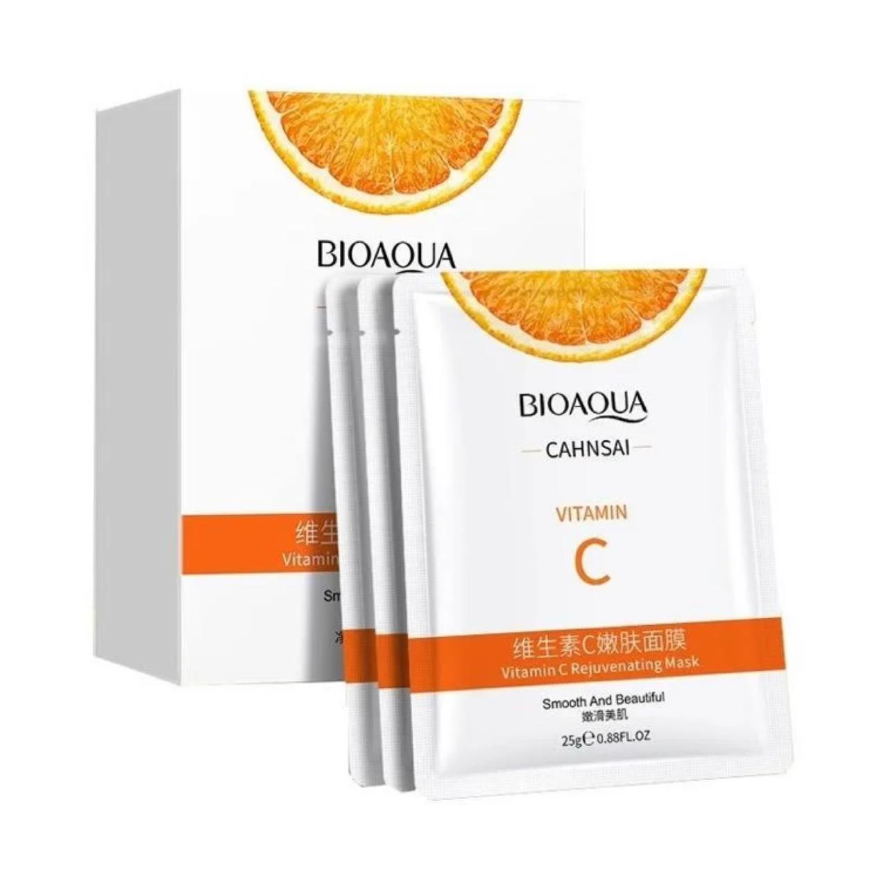 MASCARILLA EN VELO VITAMINA C BIOAQUA