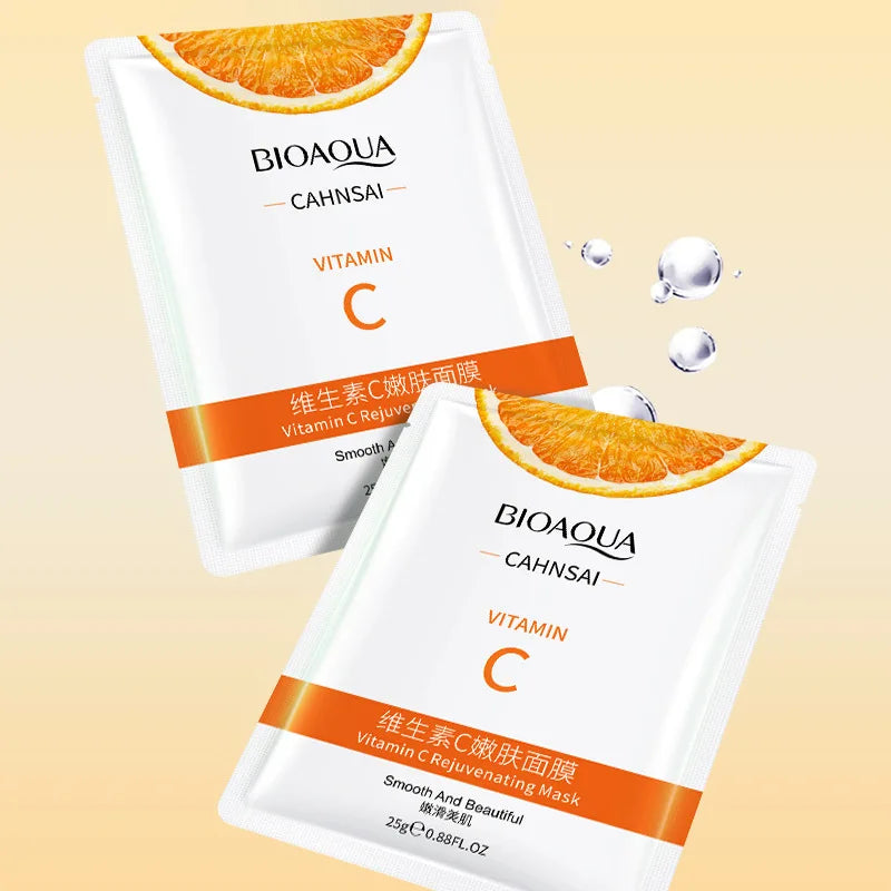 MASCARILLA EN VELO VITAMINA C BIOAQUA