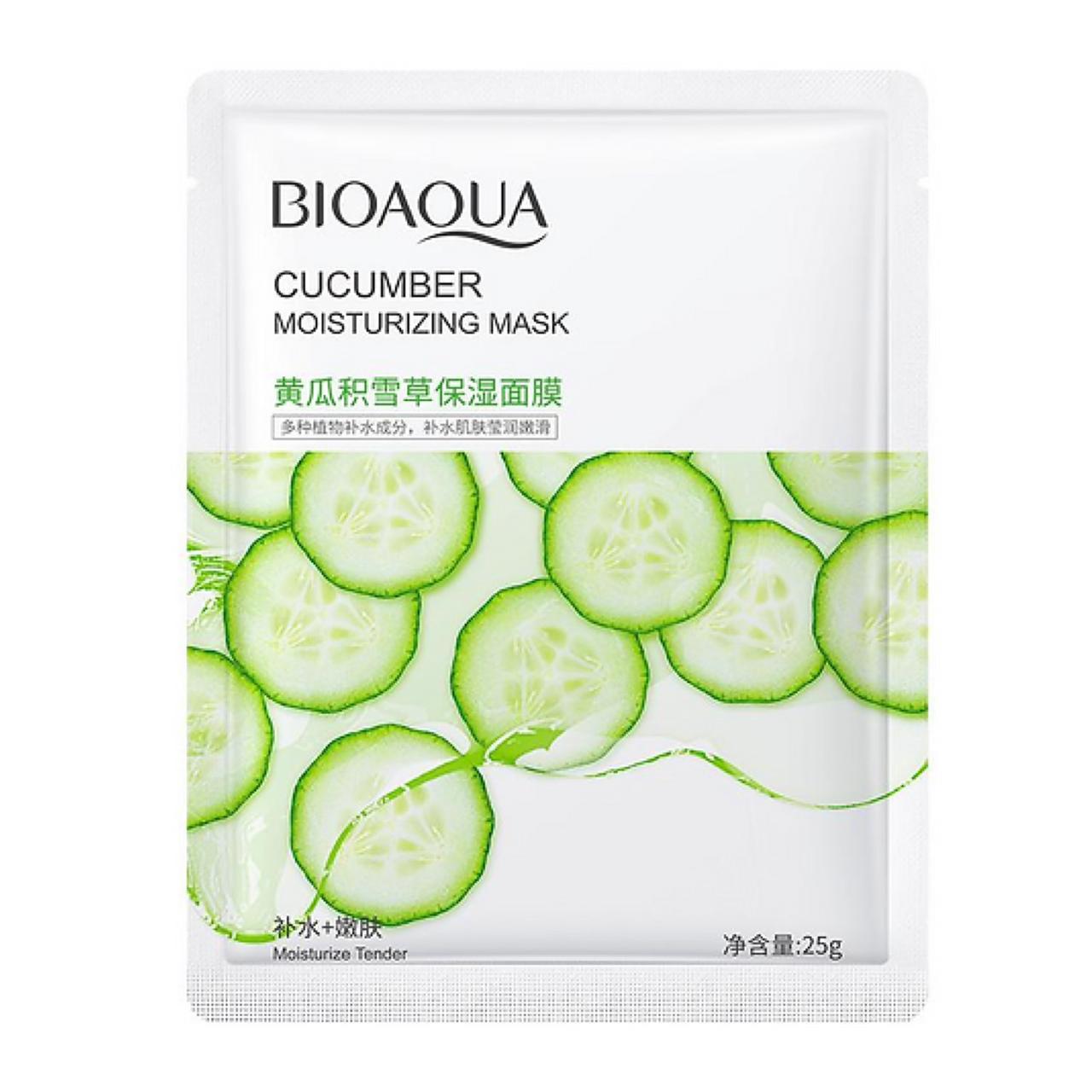 MASCARILLA EN VELO DE PEPINO BIOAQUA